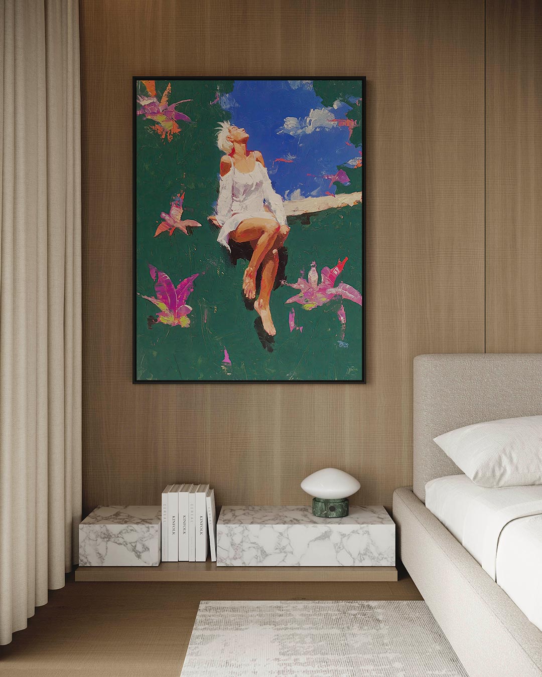 Zonnige droom – kunstwerk op canvas, dibond of plexiglas