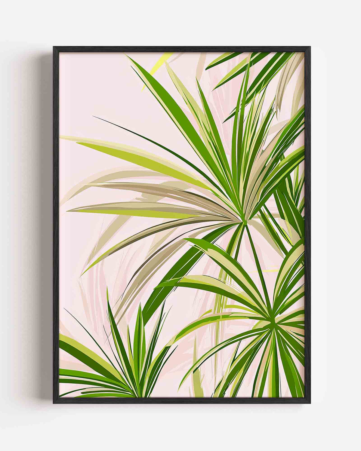 Groene bladeren – jungle portret poster als wanddecoratie