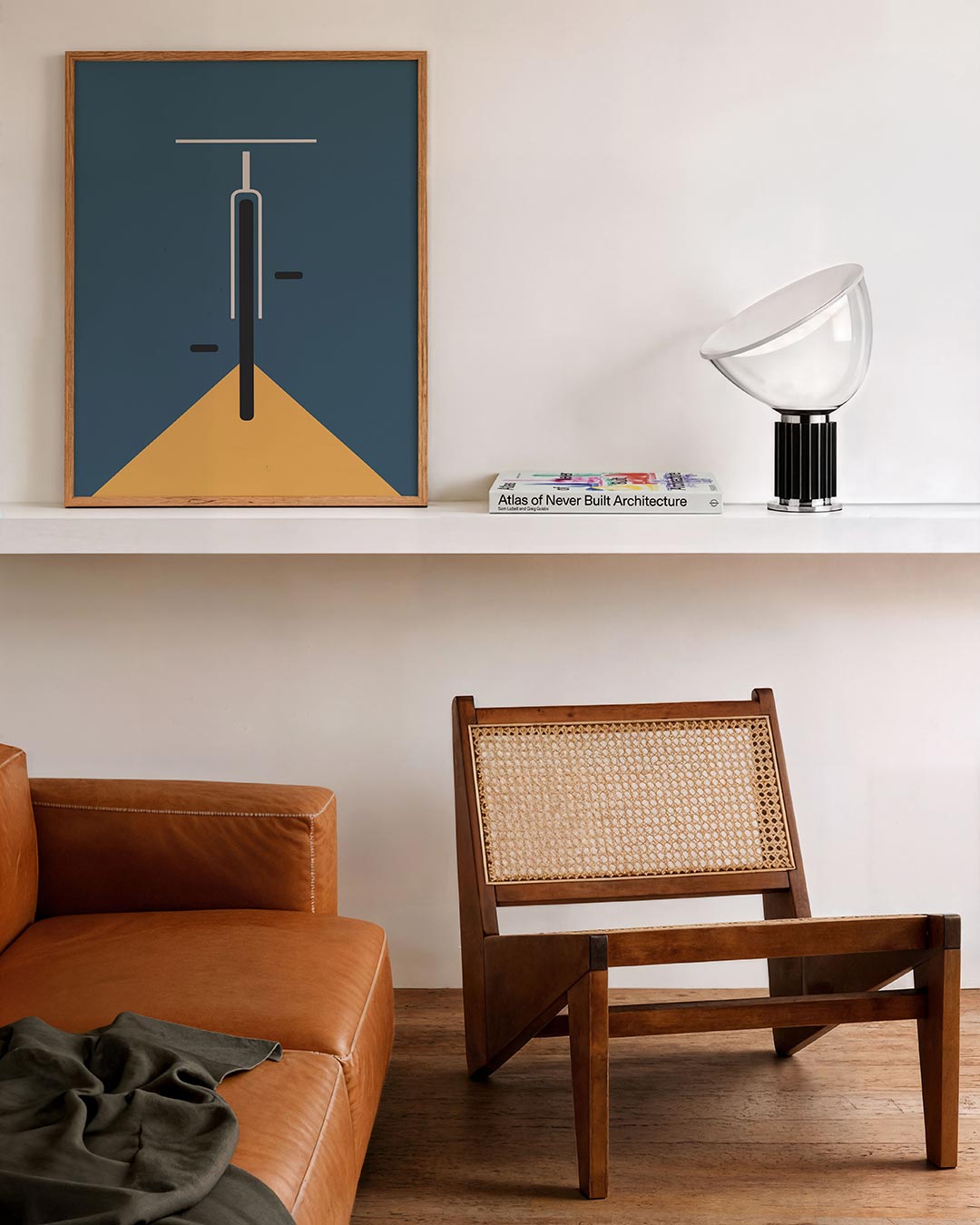 Abstracte – staande Bauhaus poster voor aan de muur