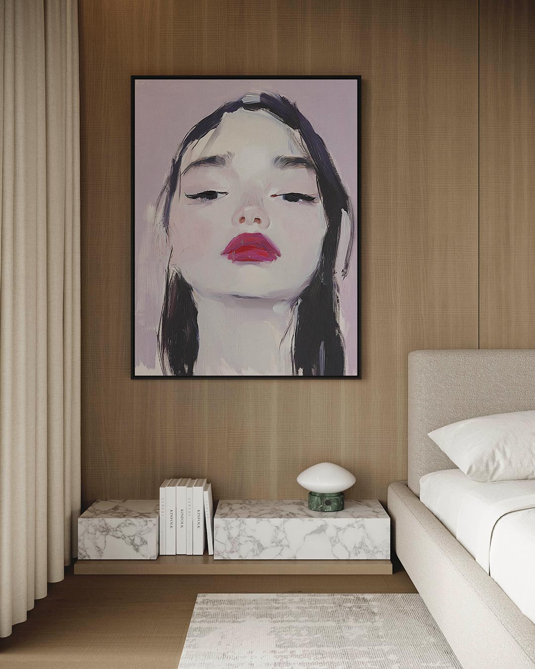 Portret – staand wanddecoratie kunstwerk