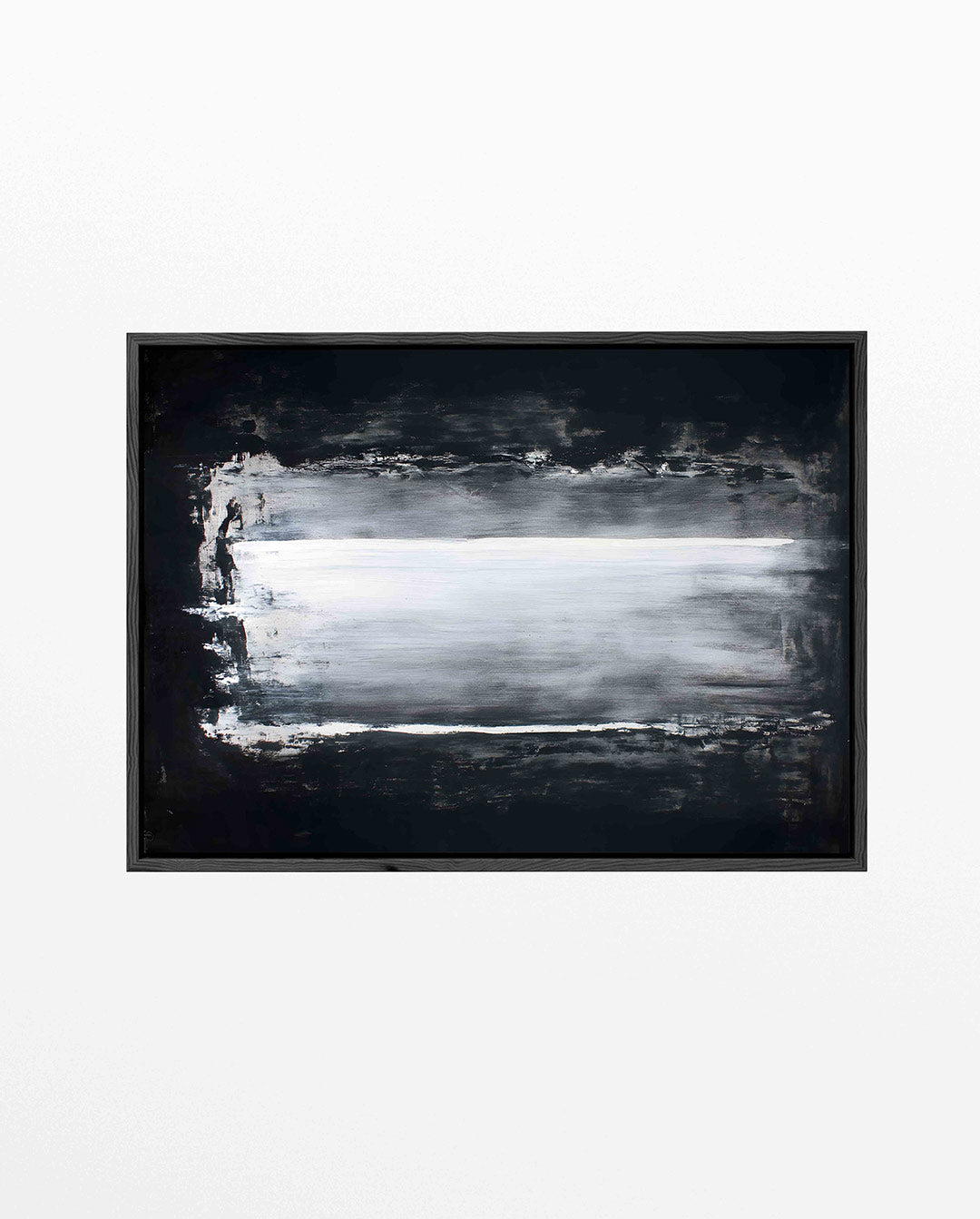 Horizontale streken – liggend abstract kunstwerk