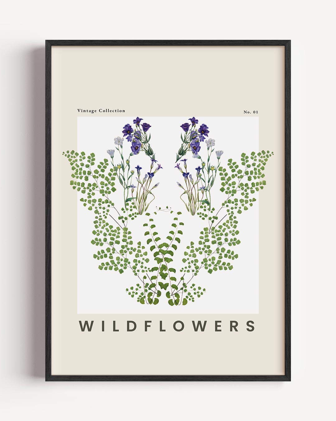Wildflower Vintage – botanische portret poster als wanddecoratie