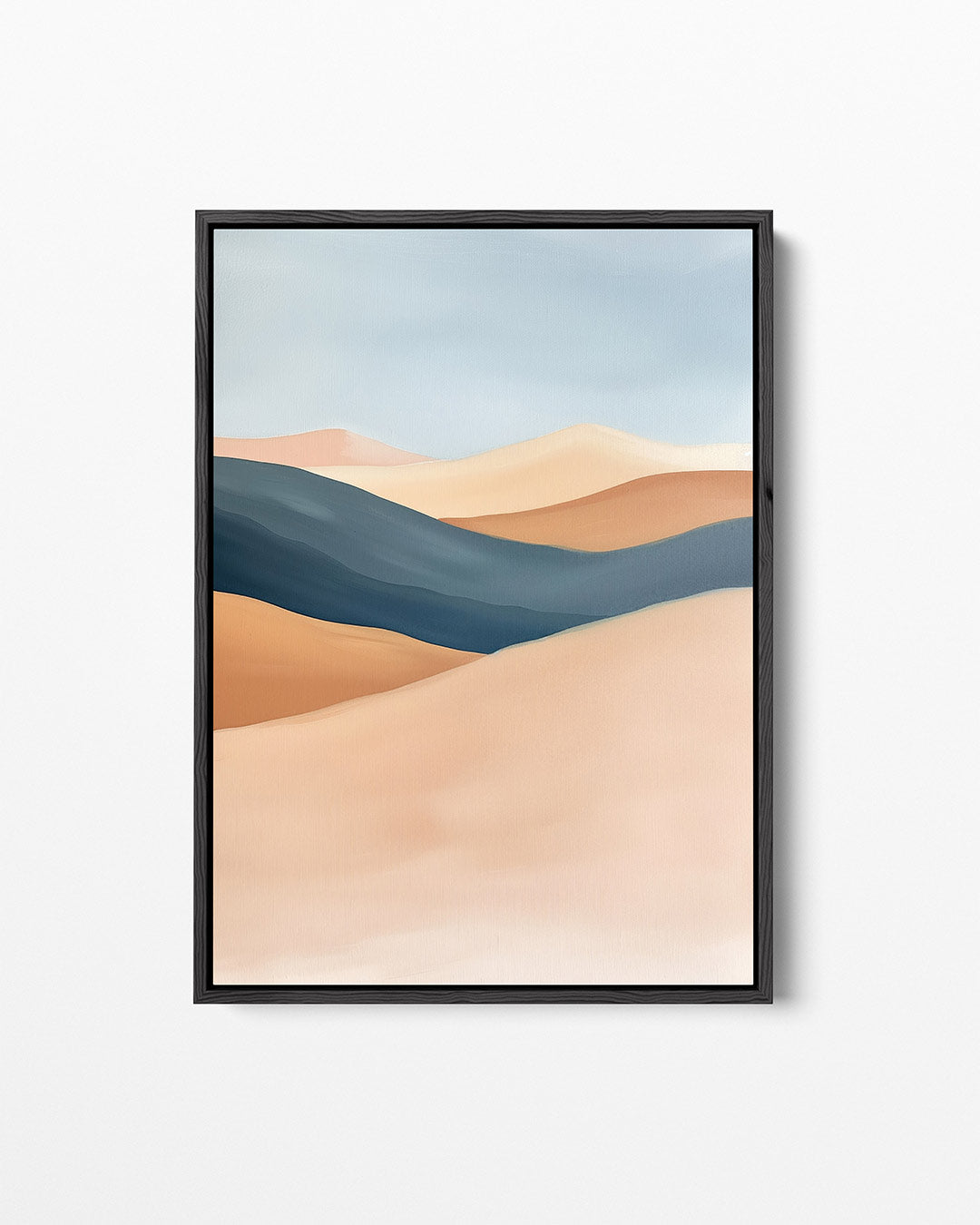 Zachte landschap golven – staand wanddecoratie kunstwerk