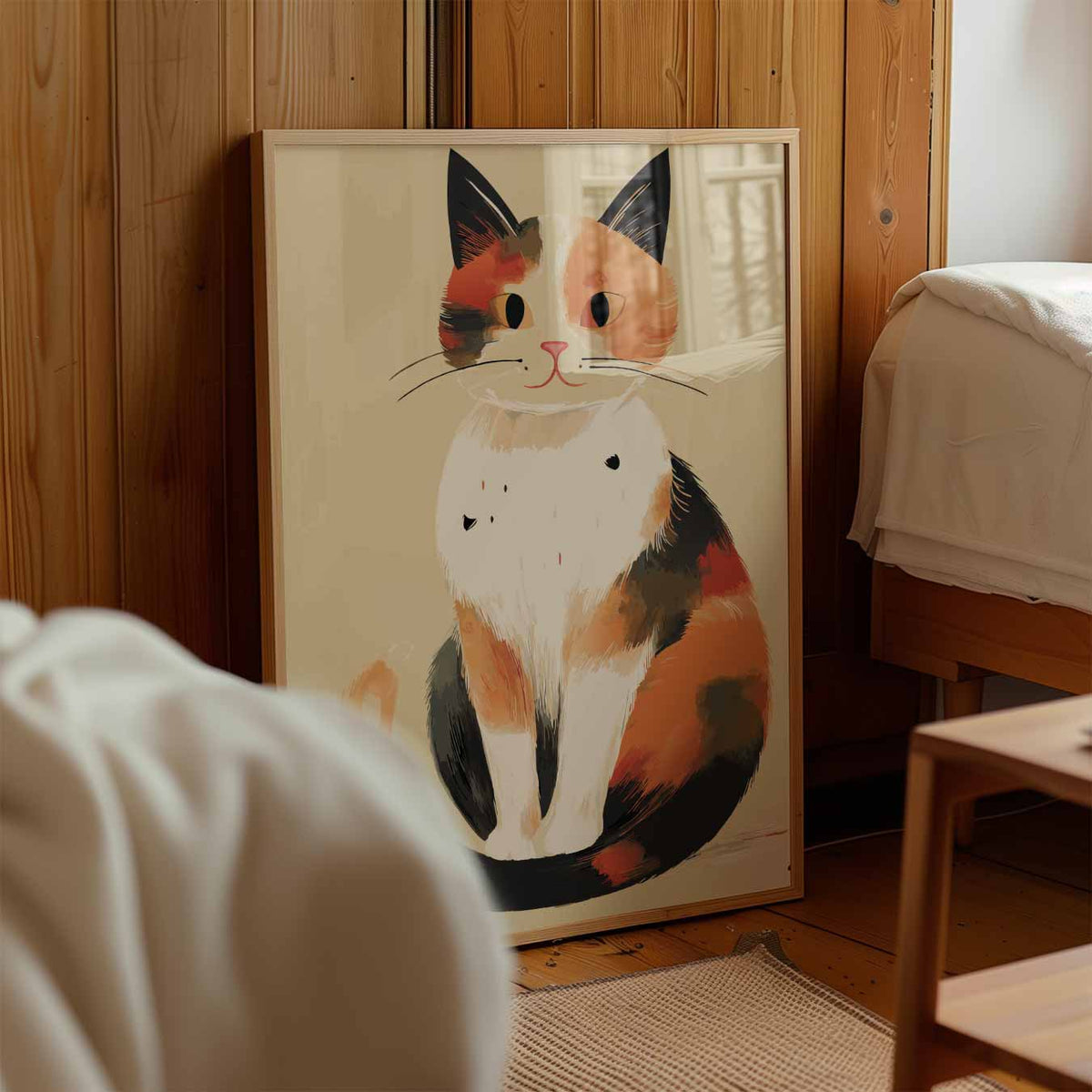 Schattige Kattenkunst – kinderposter in staand formaat