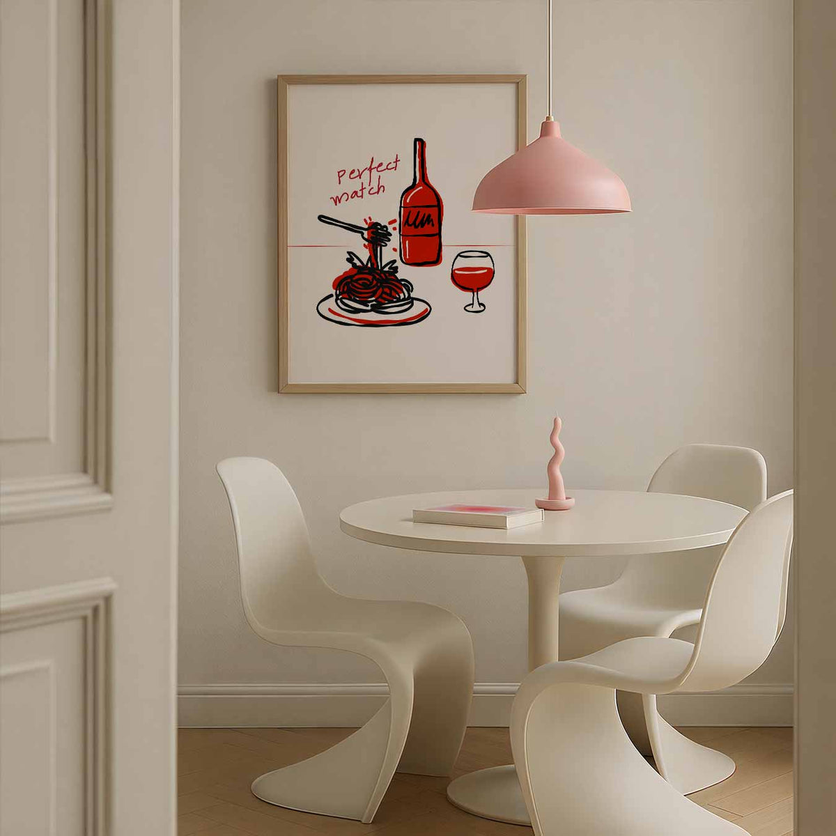 Perfect Match – culinaire wandkunst als portret poster