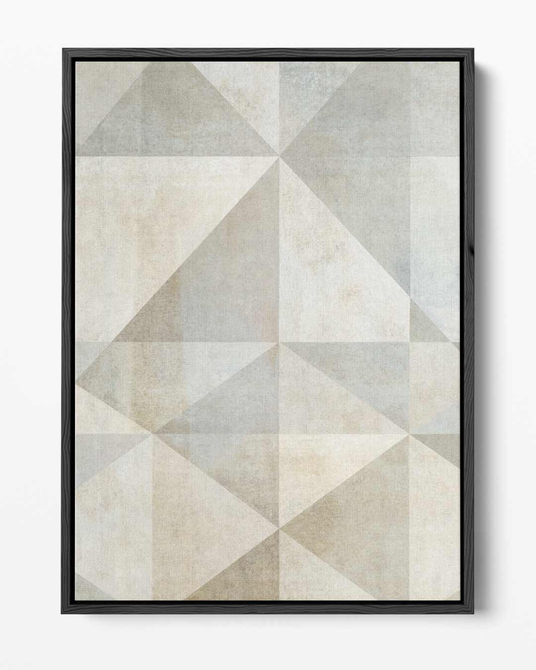 Geometrisch Rustiek Canvas – portret kunstwerk als wanddecoratie