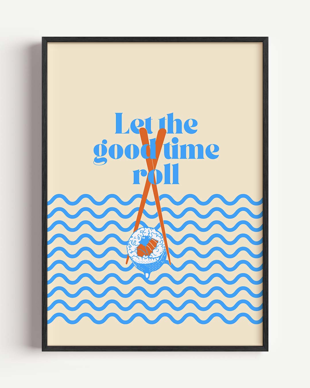 Sushi Vibes – keuken portret poster als wanddecoratie