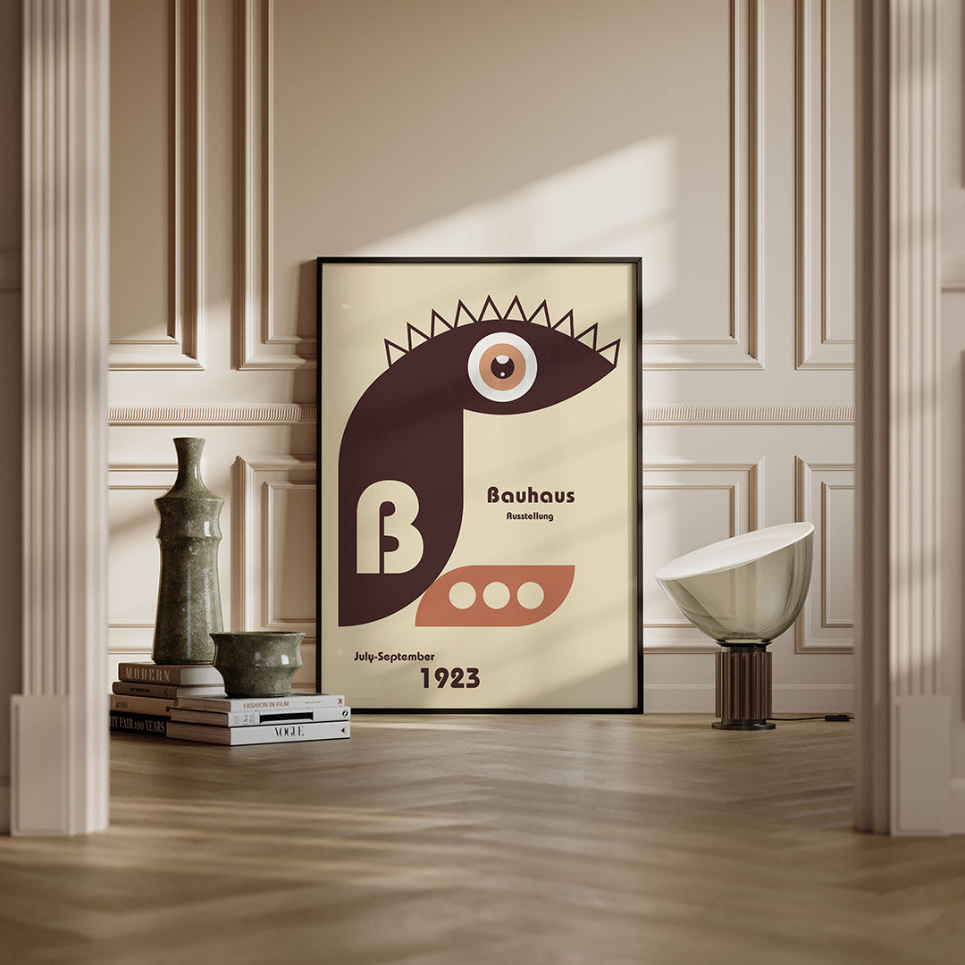 Vorm en balans – moderne Bauhaus wandkunst als poster