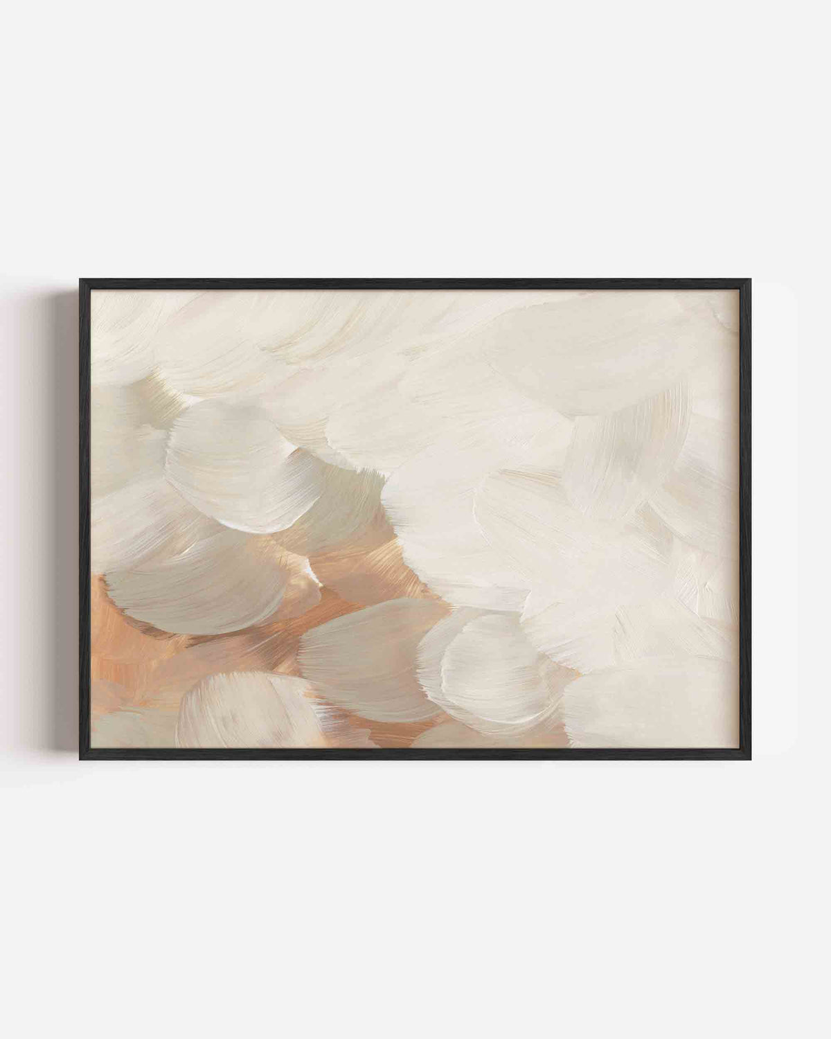 Abstracte penseelstreken – schilderkunst landscape poster als wanddecoratie