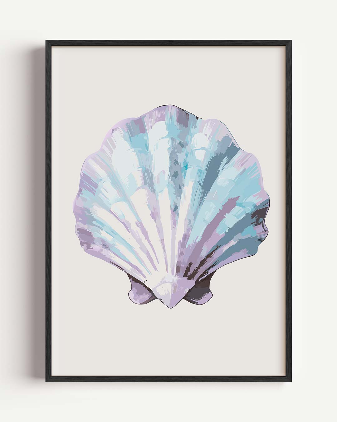 Elegante Zee Schelp – dieren portret poster als wanddecoratie