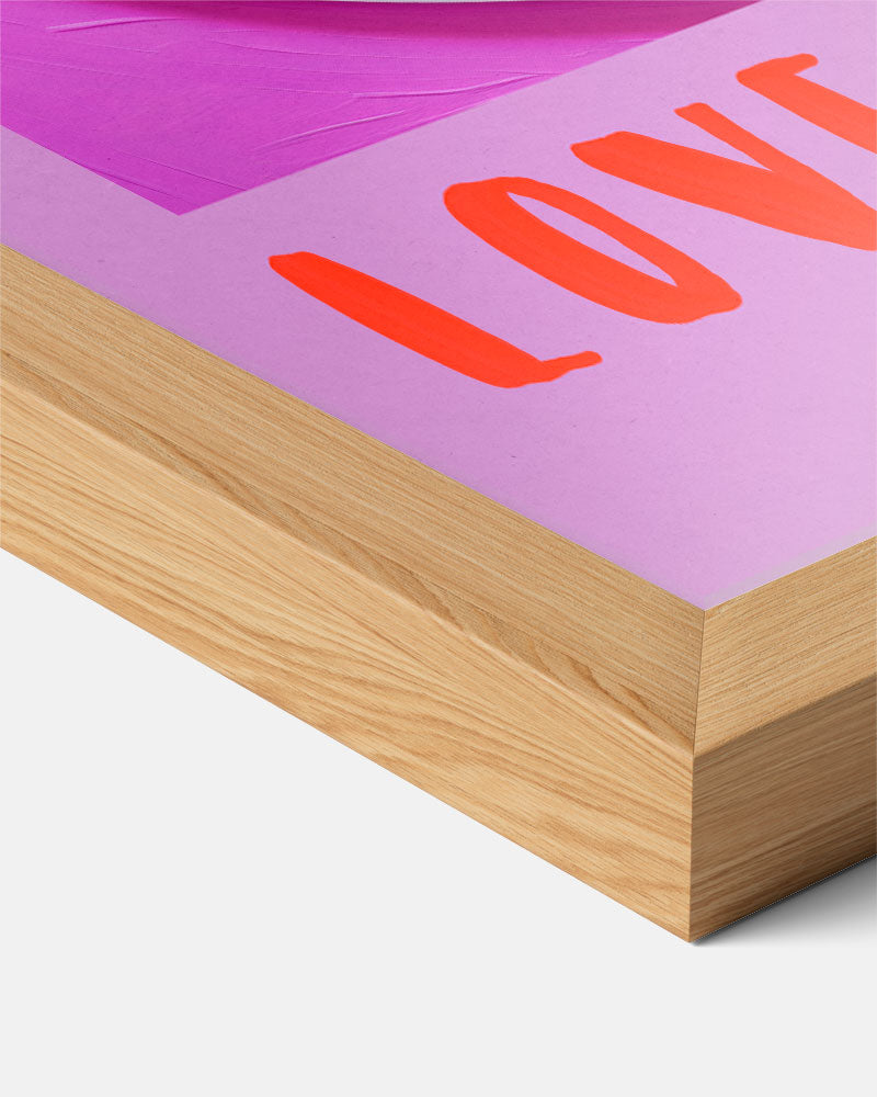 Pasta Love Language – staande keuken wanddecoratie van WallArtistic