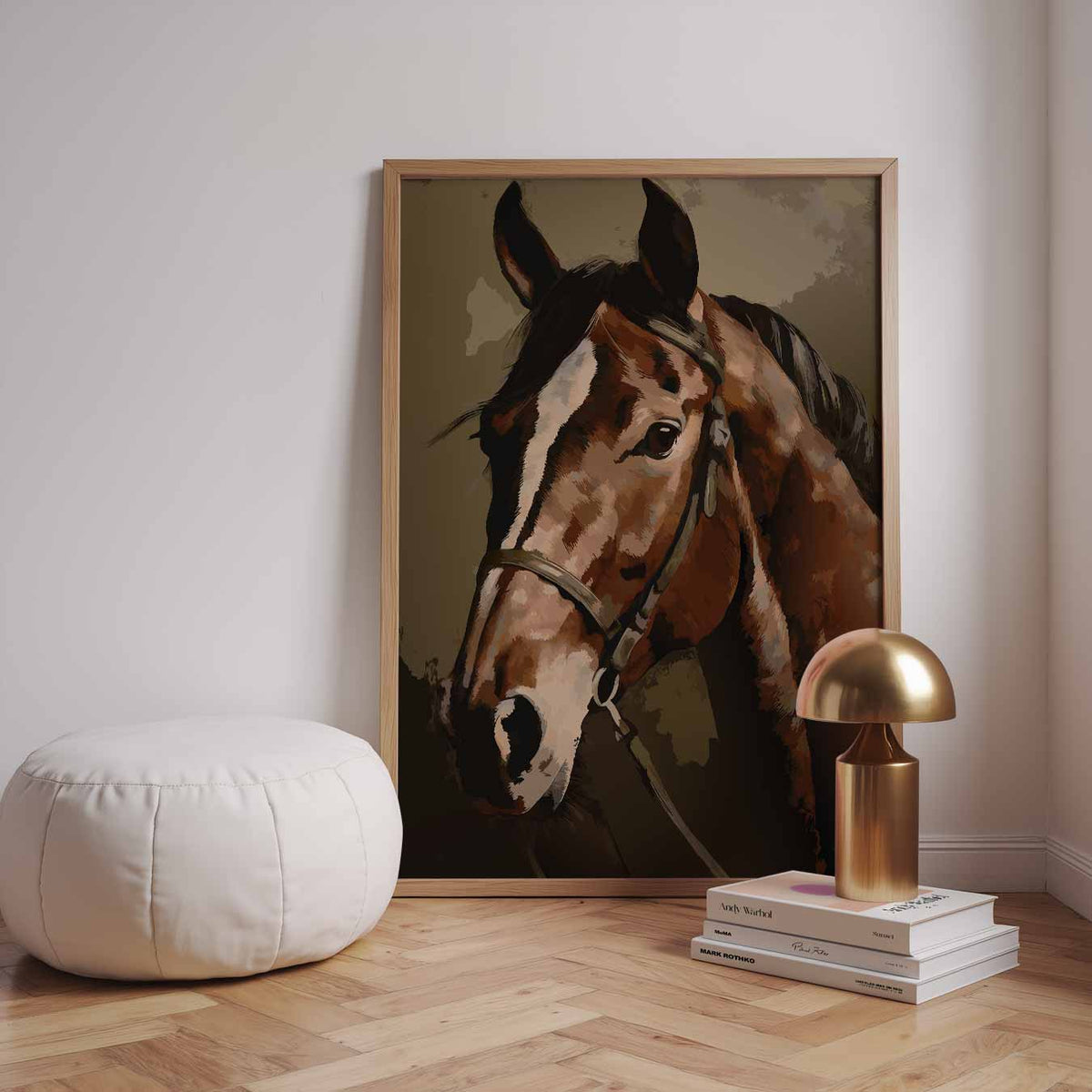Elegante Paardenkracht – dieren poster in staand formaat