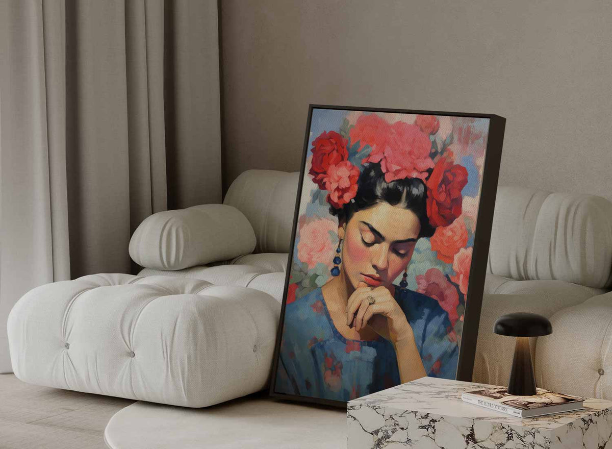 Bloemen Serenade – portret kunstwerk als wanddecoratie, afbeelding 13