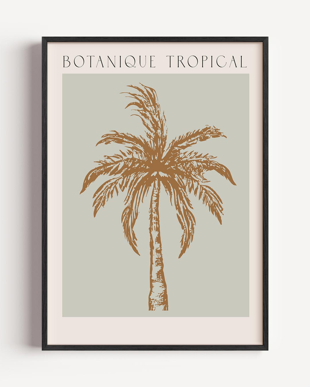Botanique Tropical Palm – zomer portret poster als wanddecoratie