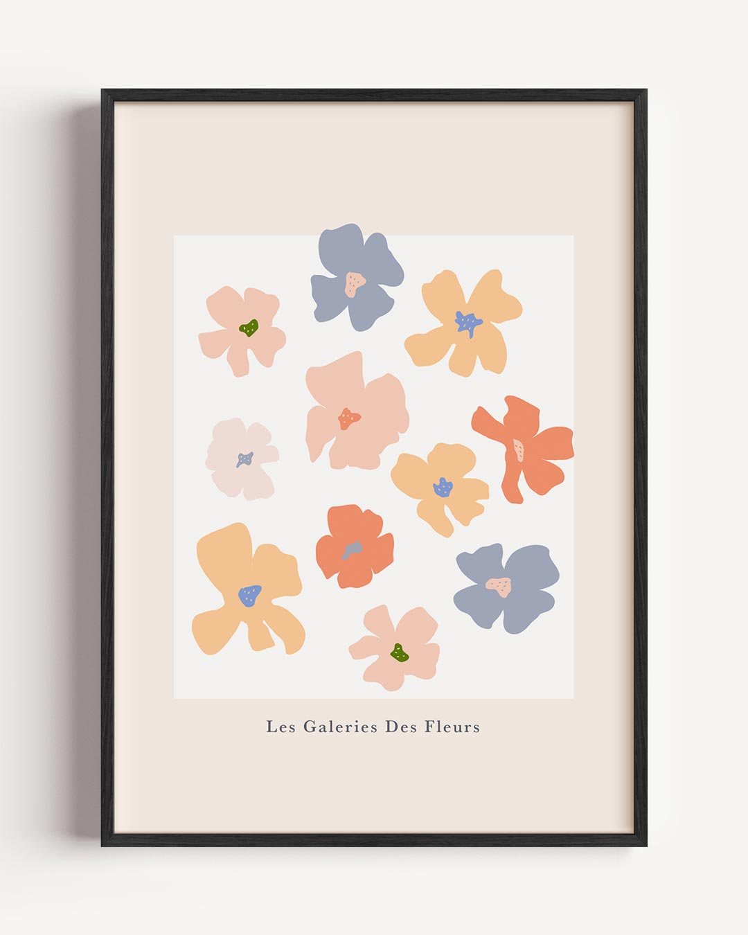 Bloemenpracht Wanddecoratie – bloemen portret poster als wanddecoratie