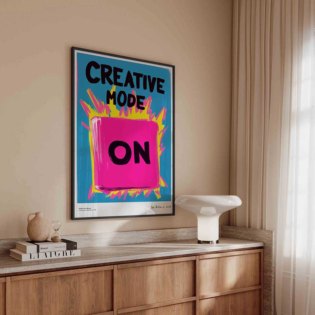 Creative mode on – urban poster in staand formaat