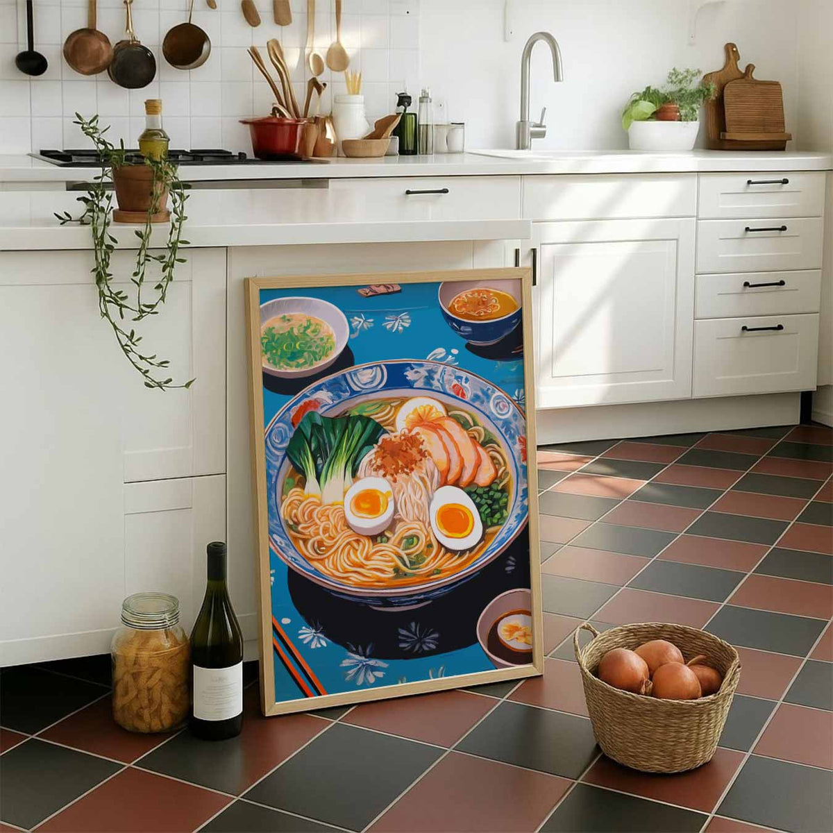 Ramen Delight – staande muurposter voor keuken of eethoek