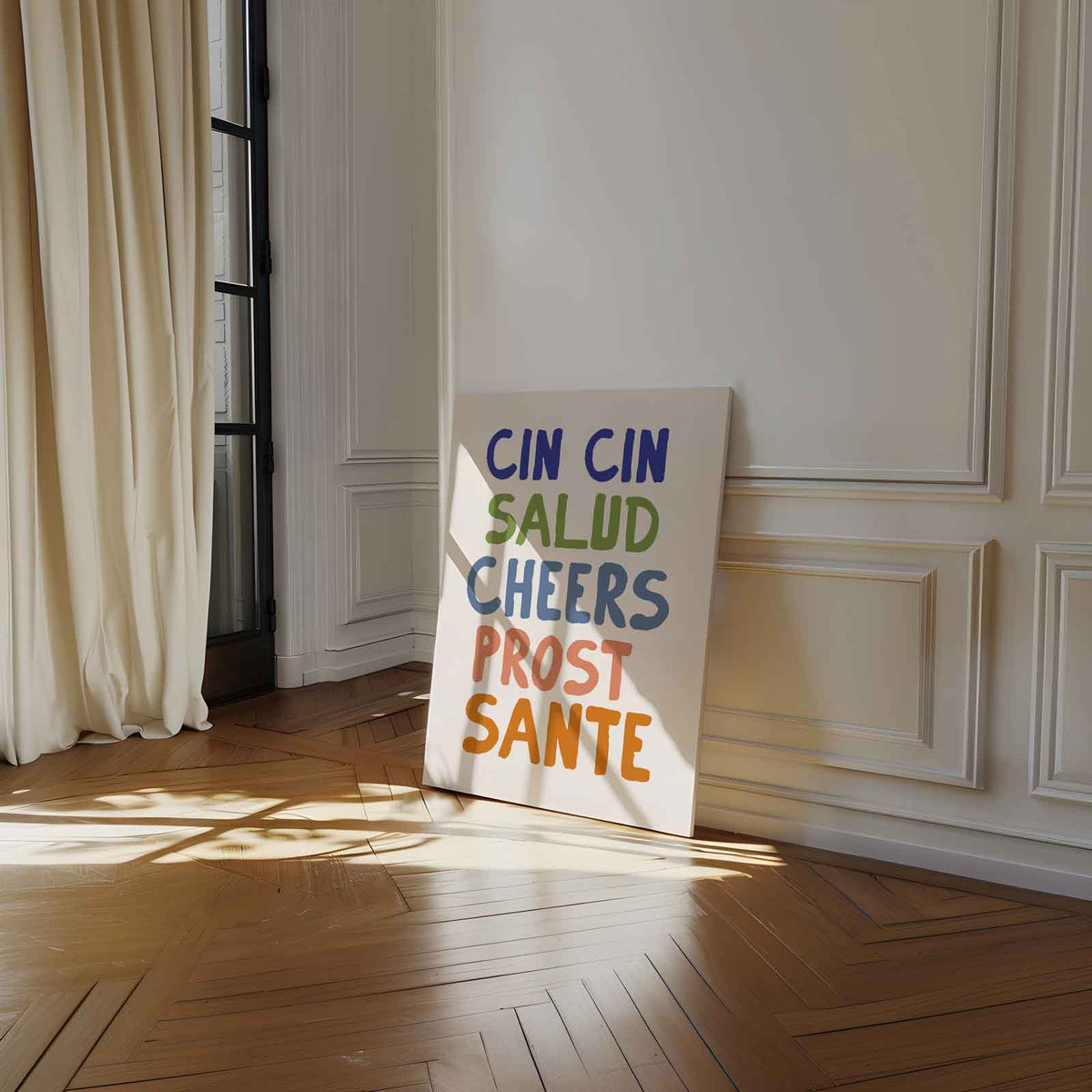 Internationale Proost – dibond kunstwerk als wanddecoratie