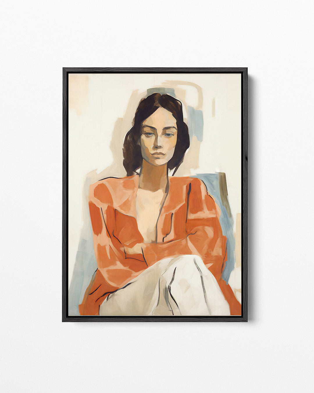 Vrouwelijk portret – staand wanddecoratie kunstwerk