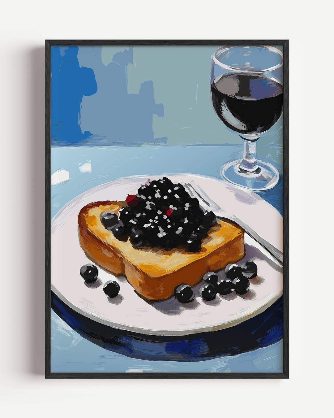 Ontbijt Moment – keuken portret poster als wanddecoratie