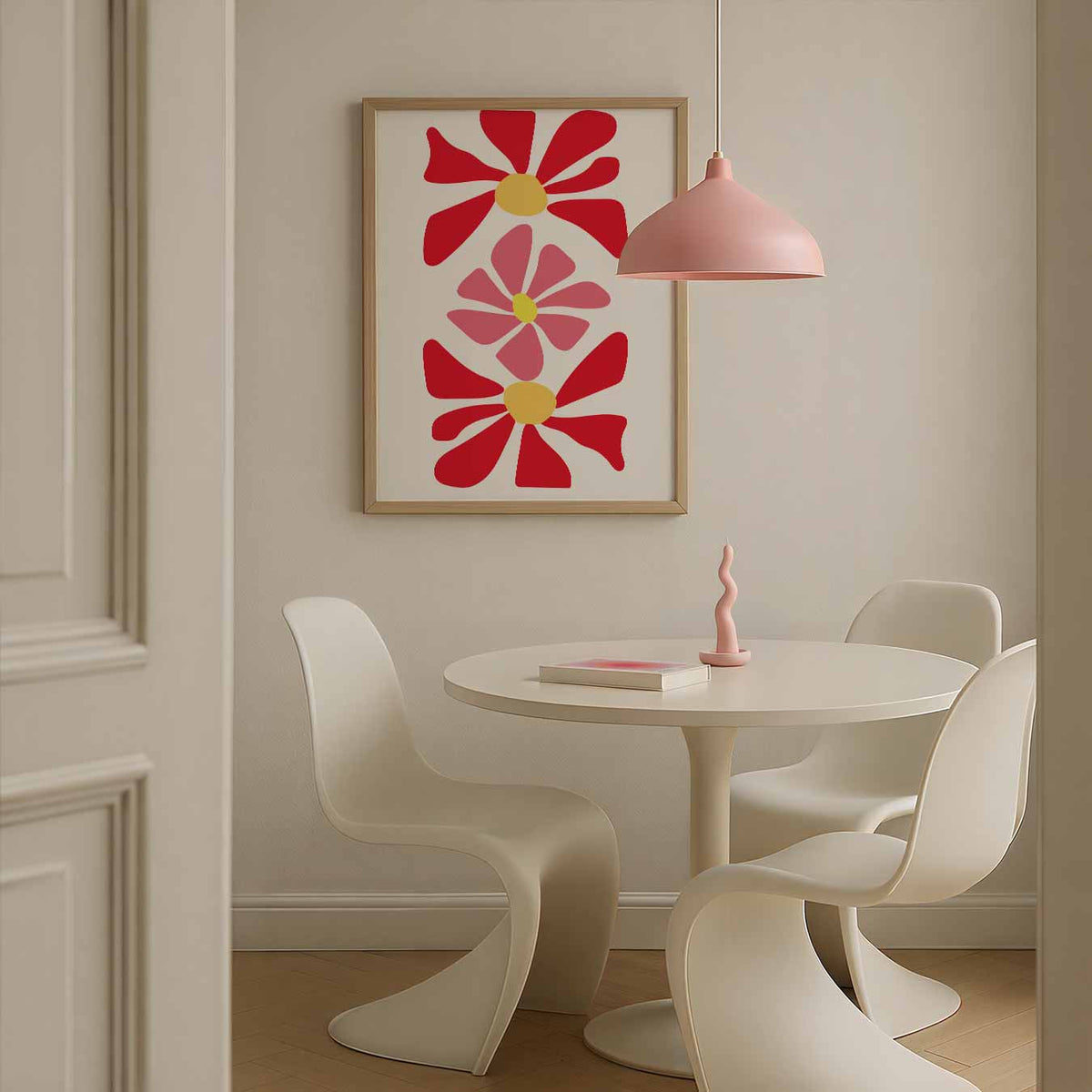 Bloemenvlucht – bloemen poster in staand formaat