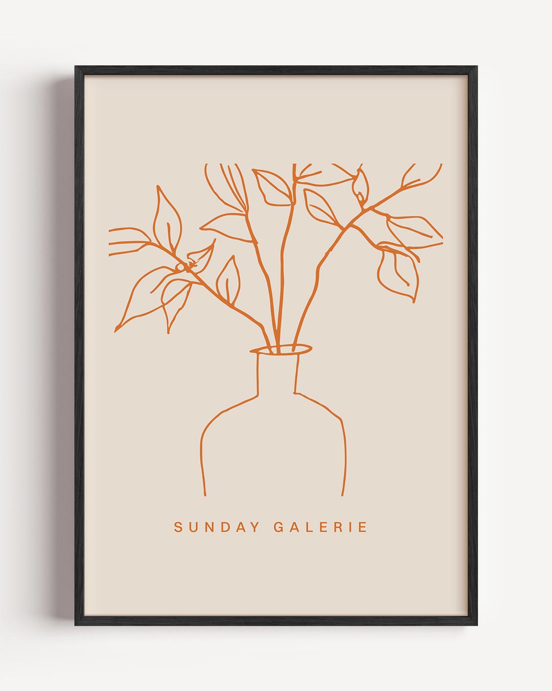 Botanische Vaas – keuken portret poster als wanddecoratie