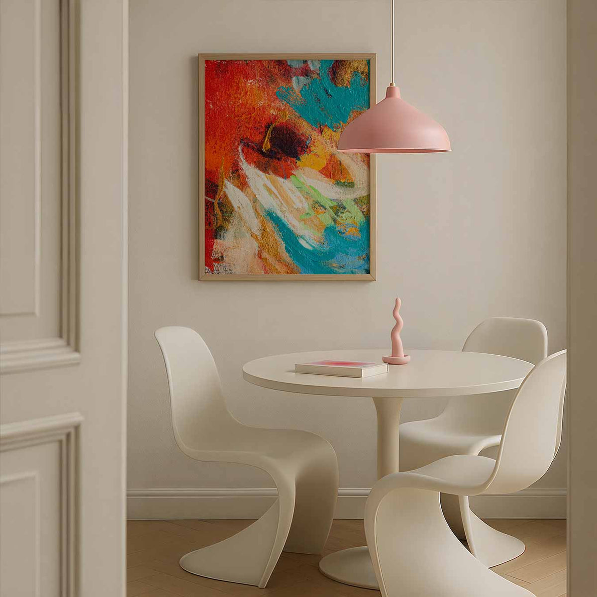Abstracte – Streetart wandkunst als portret poster