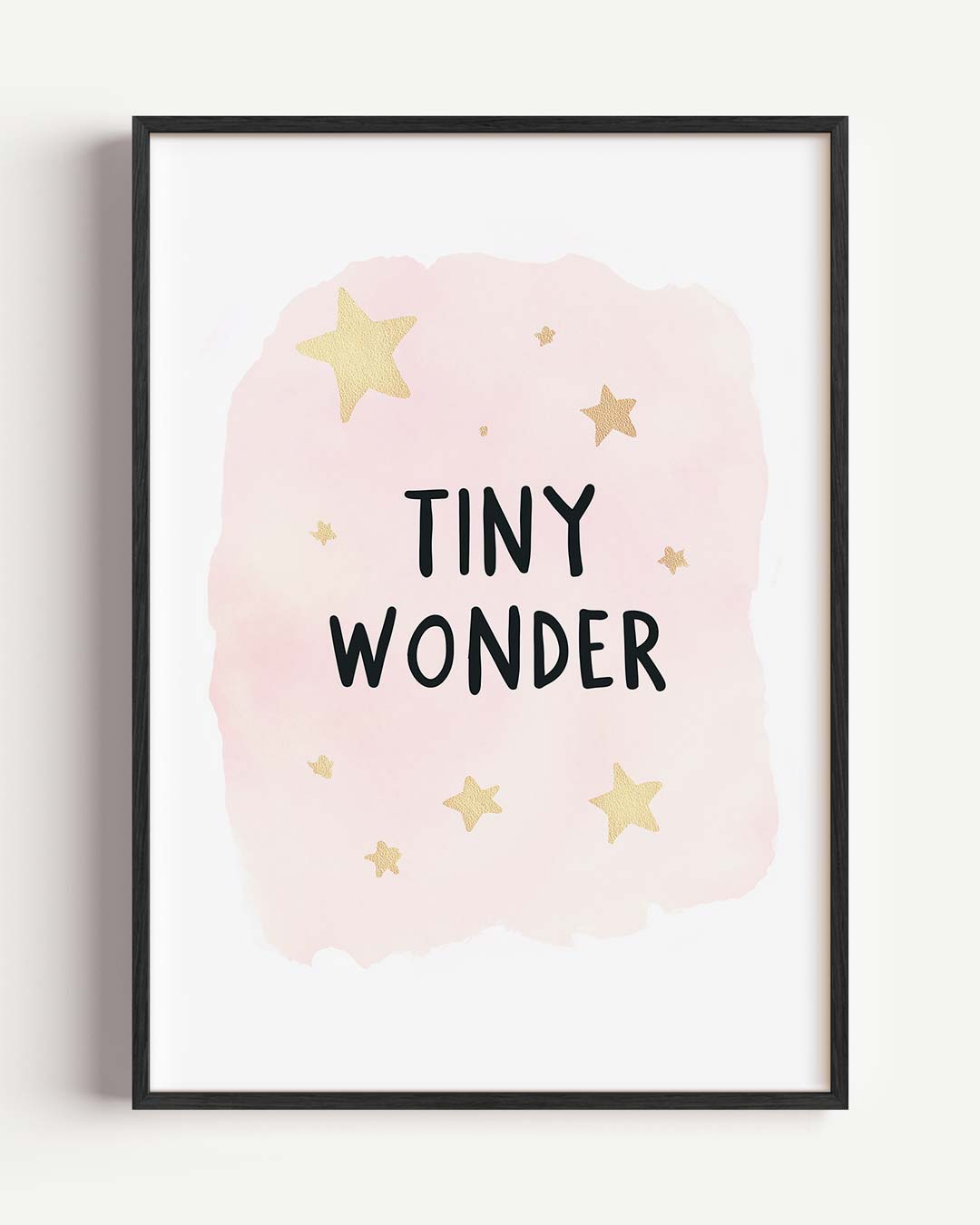 Tiny Wonder Stippenposter – kids portret poster als wanddecoratie