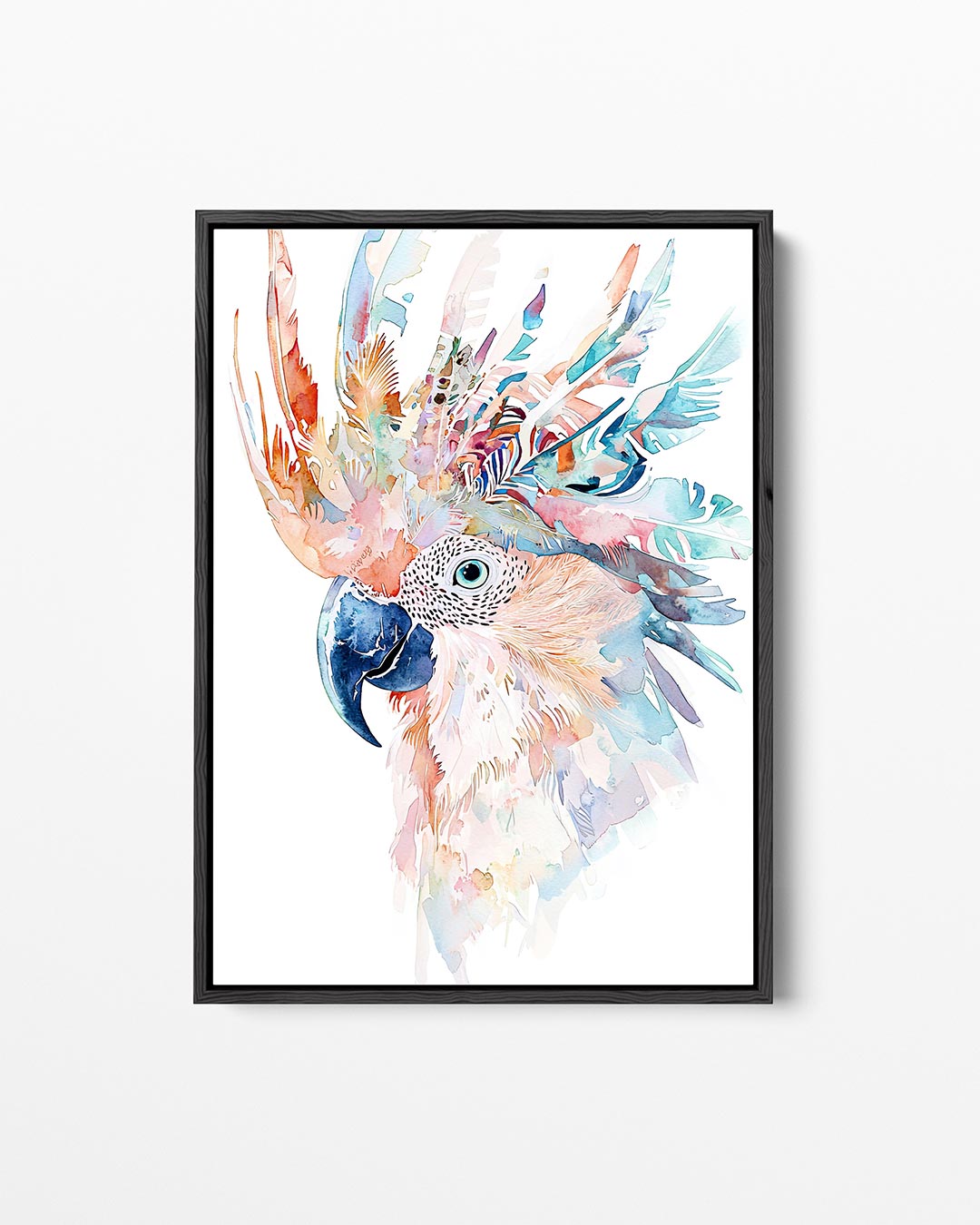 Vrolijke vogel – staand wanddecoratie kunstwerk