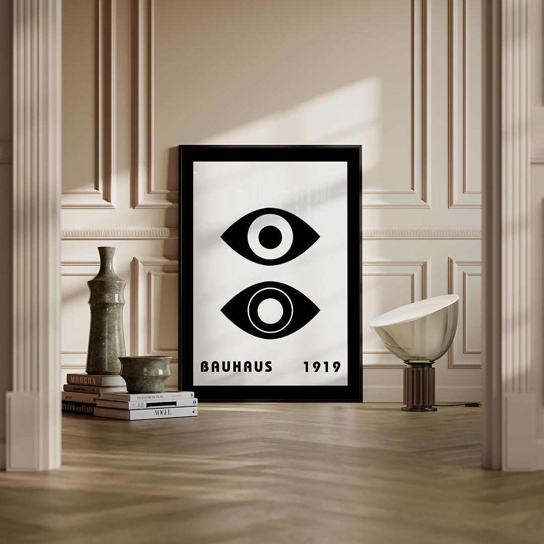  – moderne Bauhaus wandkunst als poster