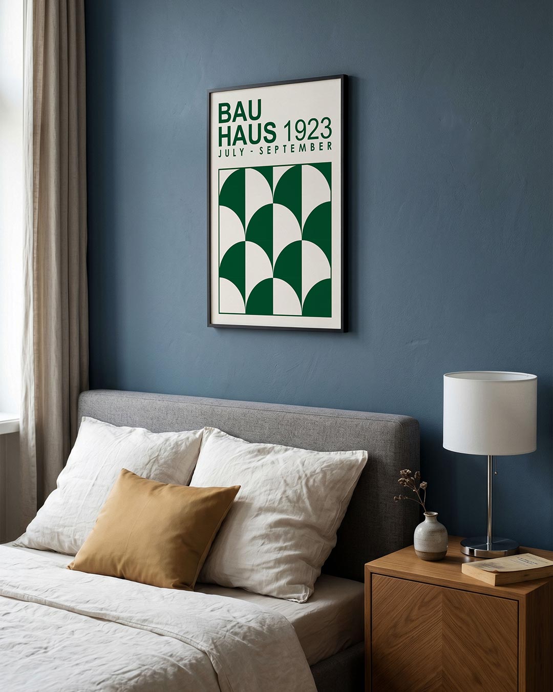  – staande Bauhaus poster voor aan de muur