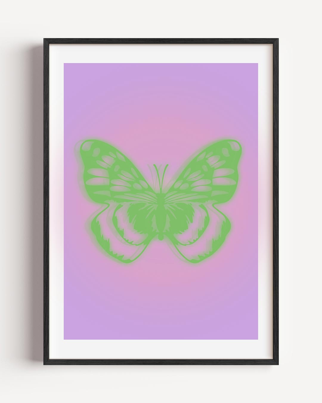 Betoverende Vlinder Droomposter – moderne portret poster als wanddecoratie