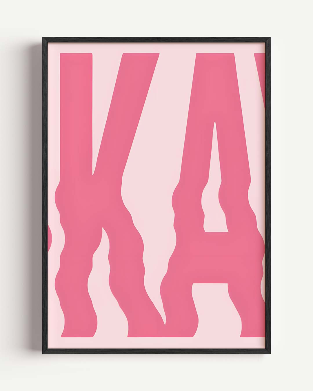 Positieve OKAY – Popart en Streetart portret poster als wanddecoratie