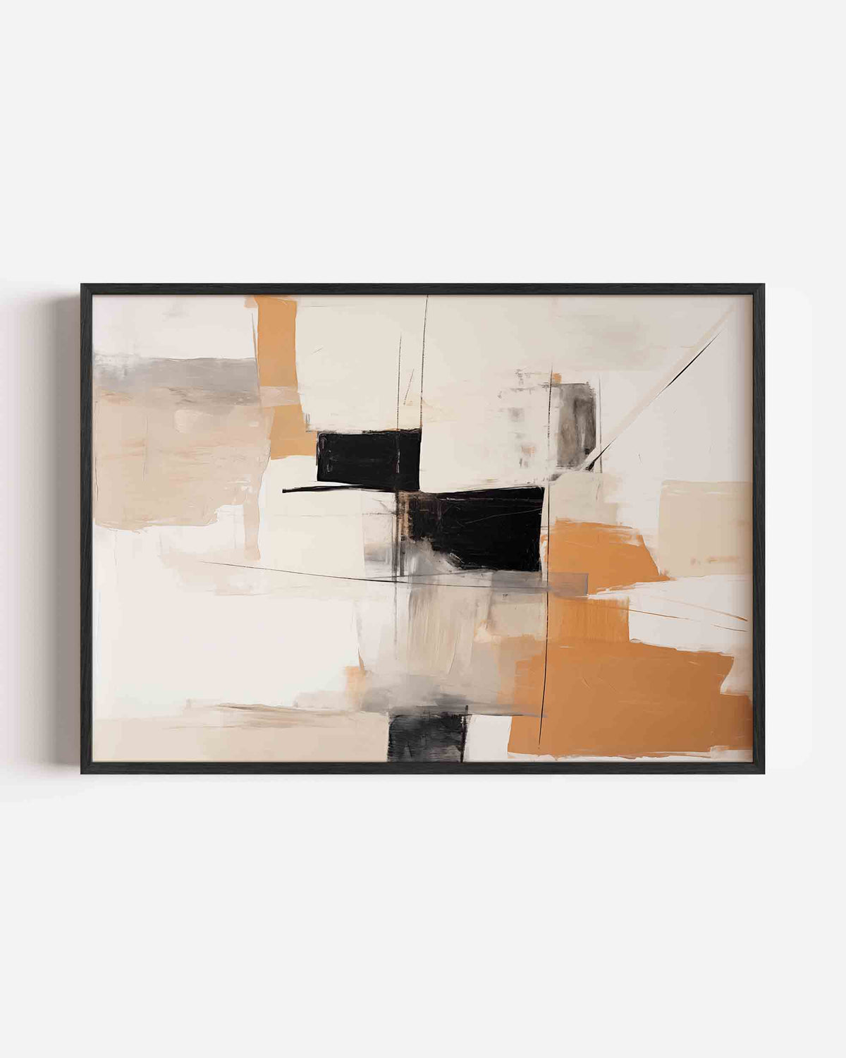 Abstracte vormen – abstracte landscape poster als wanddecoratie