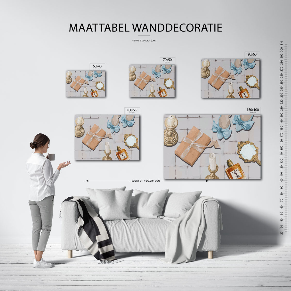Elegante objecten – kunstwerk op canvas, dibond of plexiglas