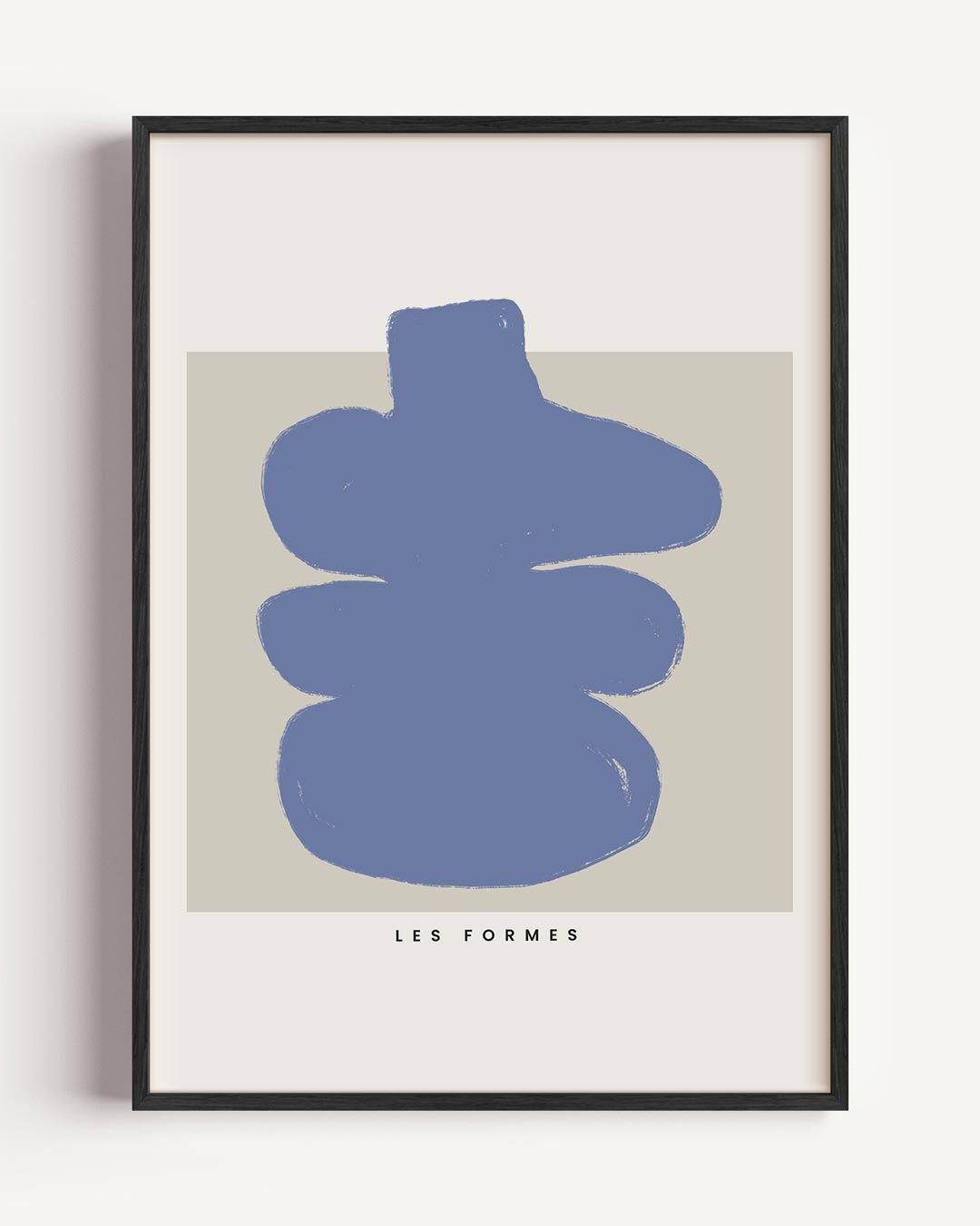 Moderne Abstracte Kunstposter – boheme portret poster als wanddecoratie