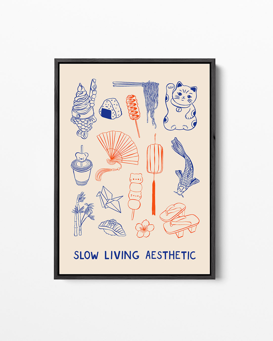 Illustratieve symbolen – staand wanddecoratie kunstwerk