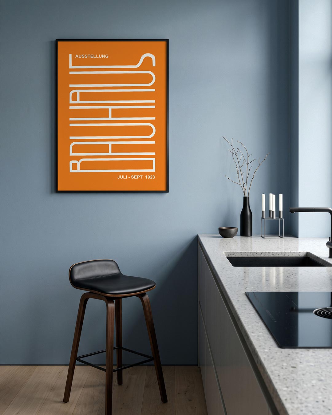 Lijnen en kleurvlakken Poster