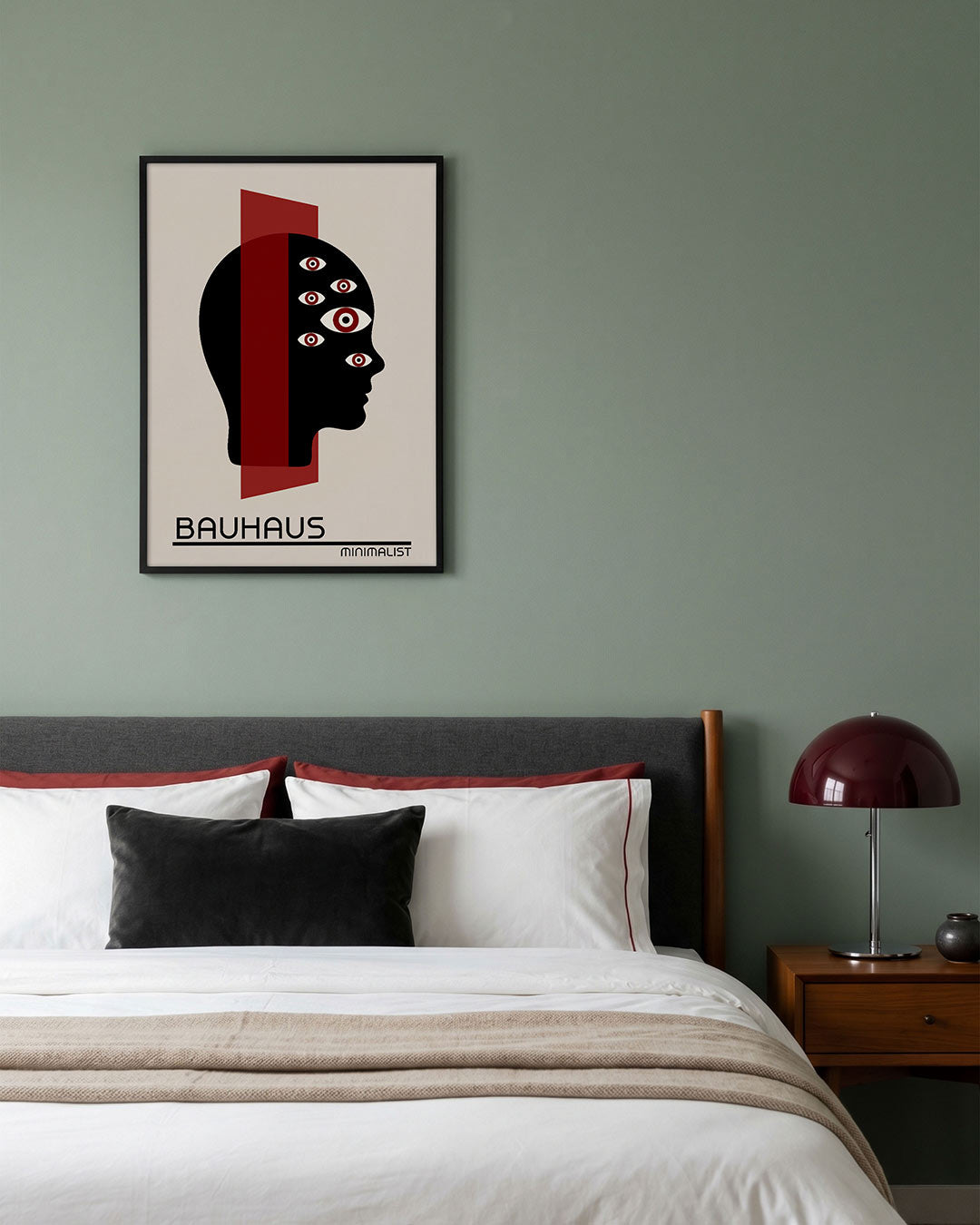 Vormen en vlaken – geometrische poster in Bauhaus-stijl van WallArtistic