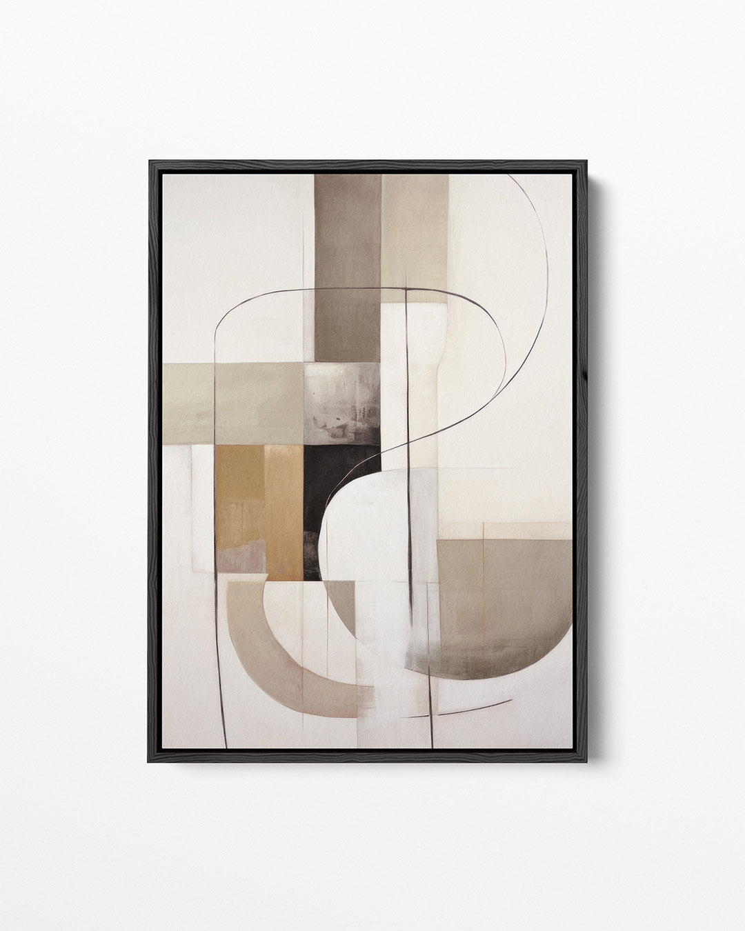 Geometrische lijnen – staand wanddecoratie kunstwerk