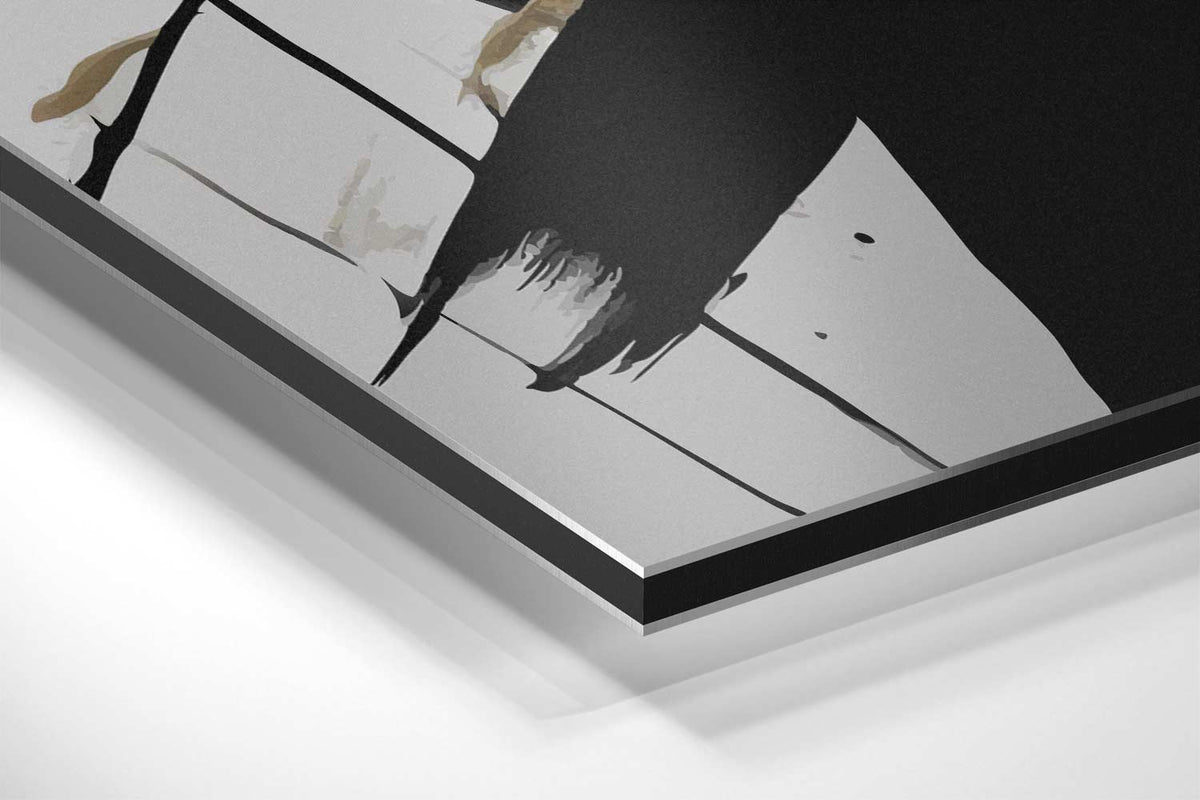 Abstracte Expressie – canvas kunstwerk als wanddecoratie