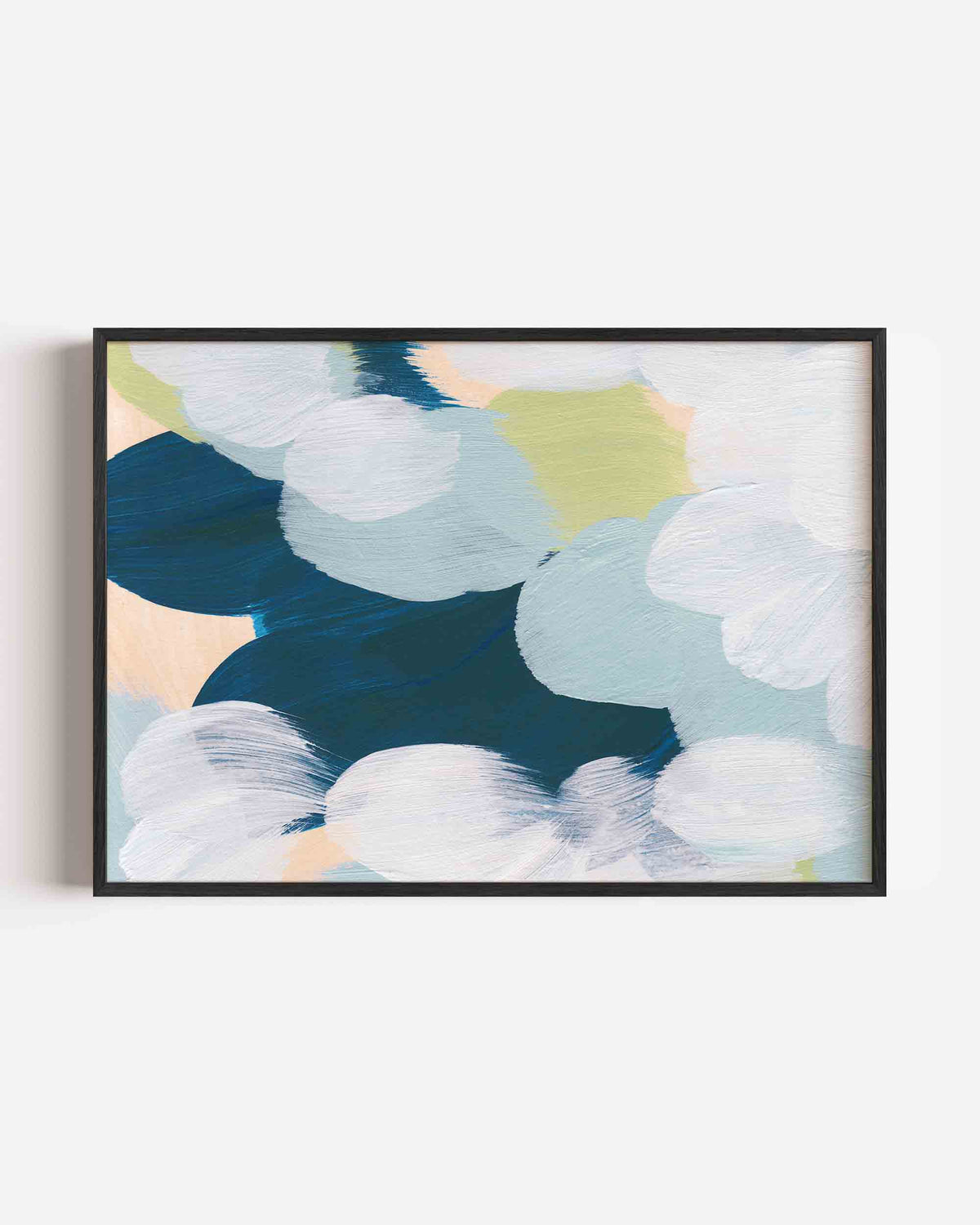 Abstracte vormen – schilderkunst landscape poster als wanddecoratie