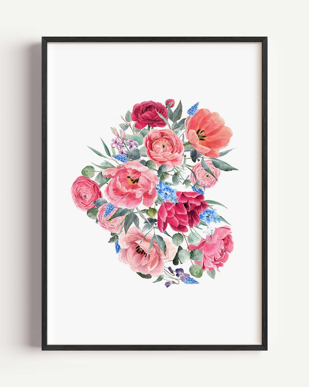 Bloemenpracht Wanddecoratie – kids portret poster als wanddecoratie