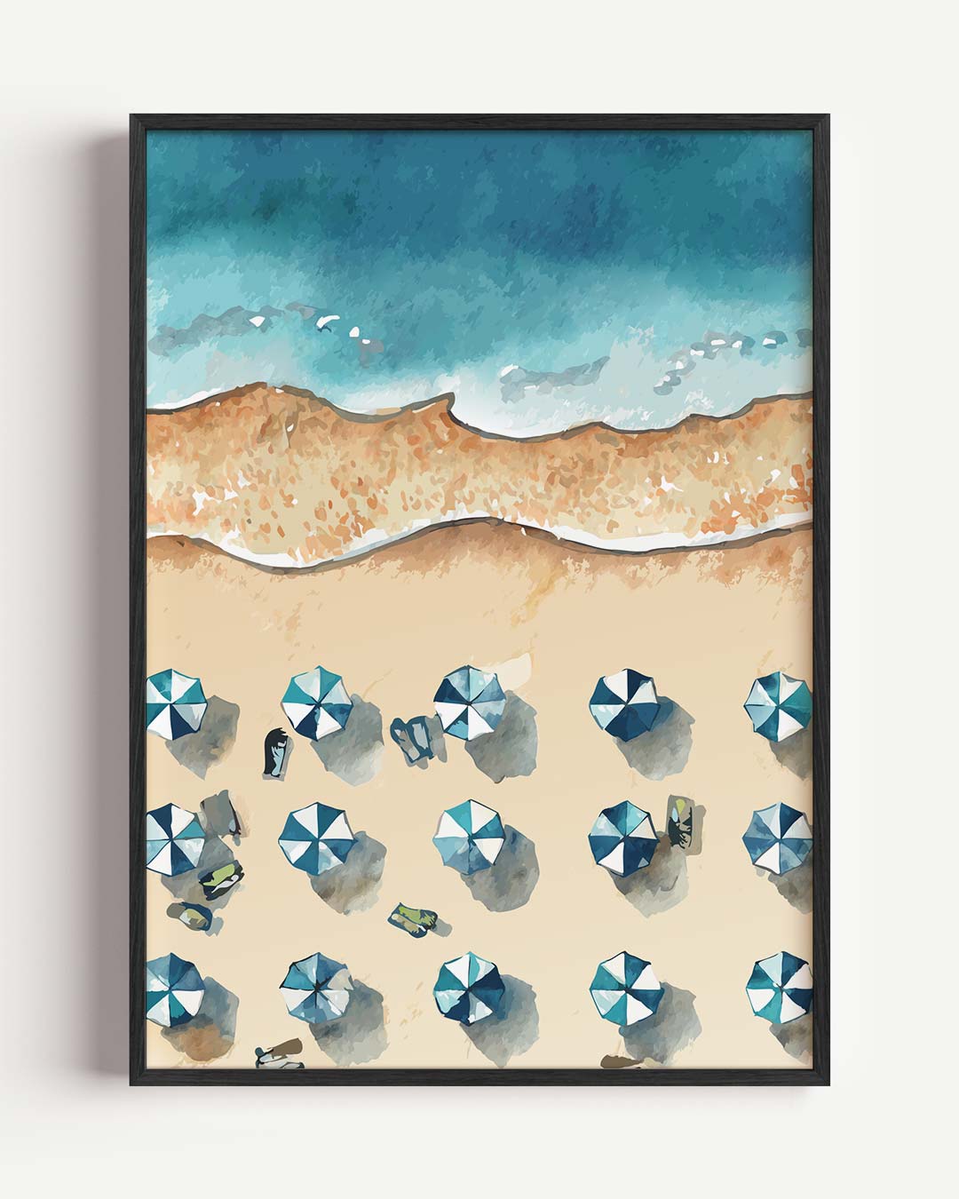 Stranddag Droomposter – dieren portret poster als wanddecoratie