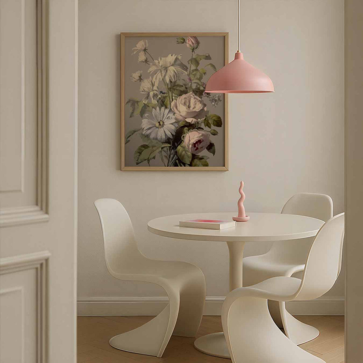 Romantische Bloemenpracht – bloemen poster in staand formaat