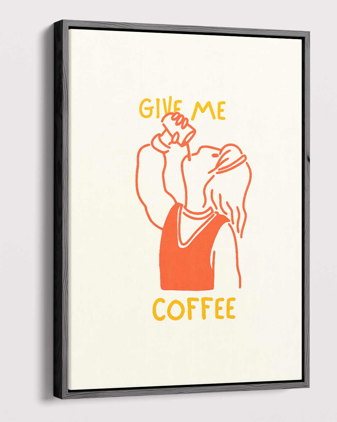 Koffie Avonturier – dibond kunstwerk als wanddecoratie