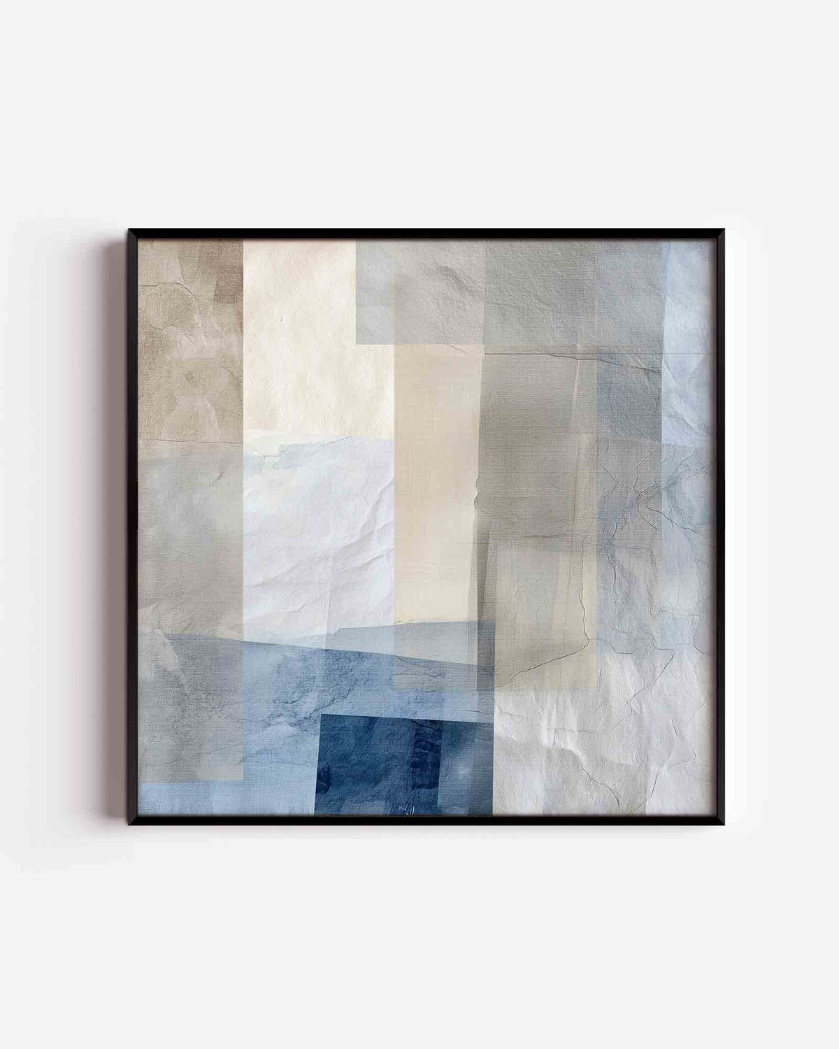 Abstracte lagen – abstracte vierkante poster als wanddecoratie