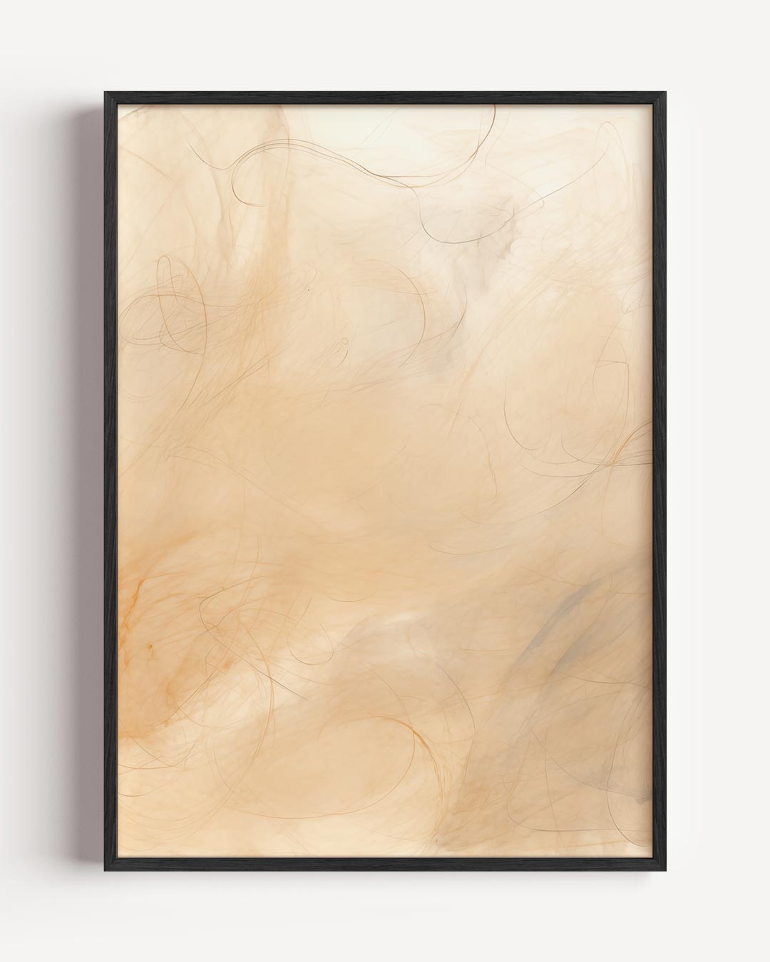 Zachte Elegantie Abstracte – textuur portret poster als wanddecoratie