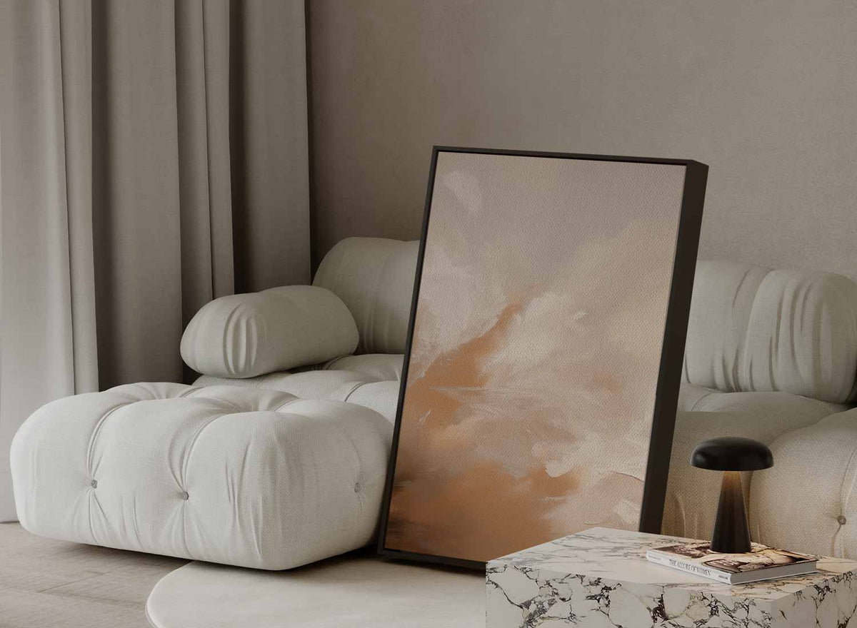 Hemelse Horizon – staande wandkunst voor woonkamer of interieur
