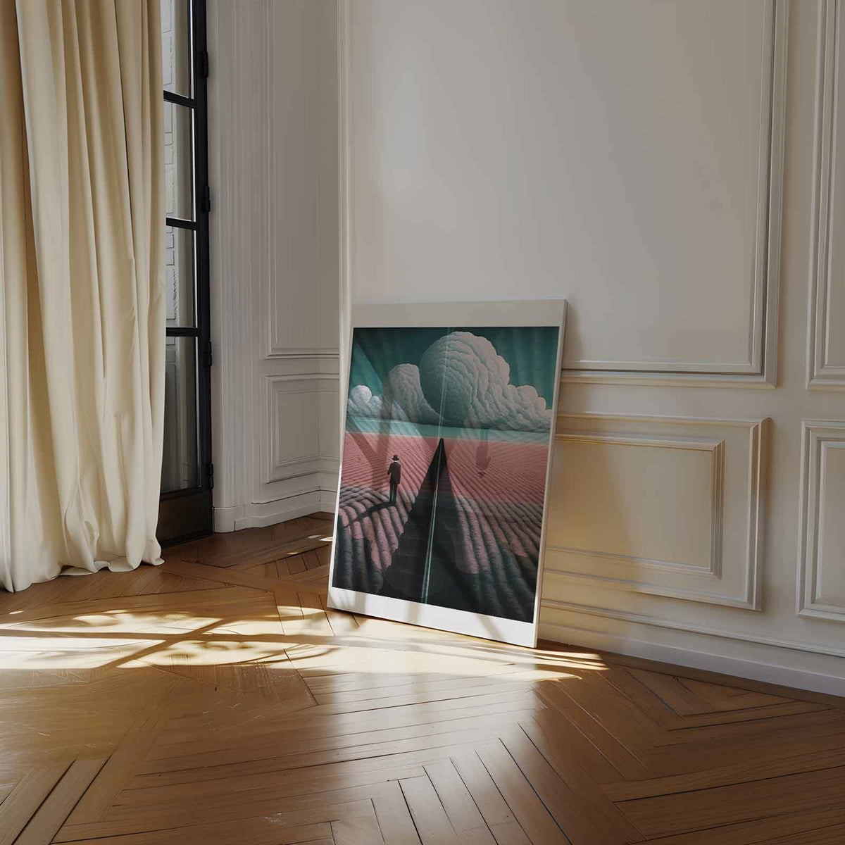 Dromerige Horizon – dibond kunstwerk als wanddecoratie